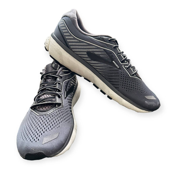 Brooks Other - Brooks Men Ghost 12 Running Shoes Black Gray Size 12